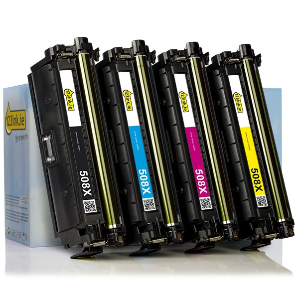 Η έκδοση 123ink αντικαθιστά το Toner HP 508X BK/C/M/Y 4-pack  130015 - 1