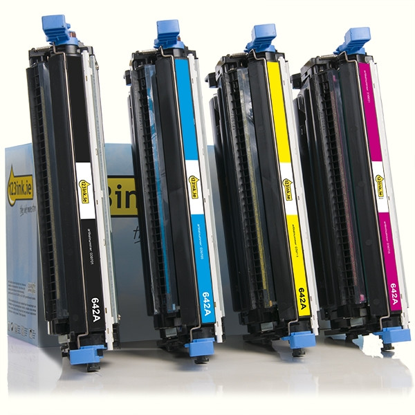 Η έκδοση 123ink αντικαθιστά το Toner HP 642A BK/C/M/Y 4-pack  130028 - 1