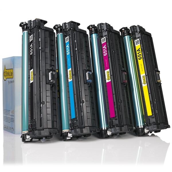 Η έκδοση 123ink αντικαθιστά το Toner HP 651A BK/C/M/Y 4-pack  130048 - 1