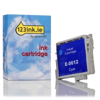 Κασέτα Cyanμελάνης Epson T0612 (123ink) C13T06124010C 023007