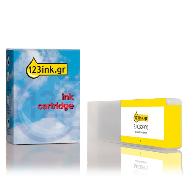 Κασέτα Yellow μελάνιEpson SJIC30P(Y) (123ink) C33S020642C 026773 - 1