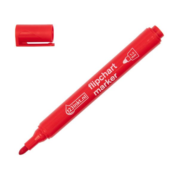 Μαρκαδόρος Flipchart 123ink 1 - 3mm  Red 4-380002C 390559 - 1