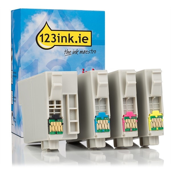 Μελάνι Epson 34 (T3466) BK/C/M/Y ink cartridge 4-pack (123ink)  127033 - 1