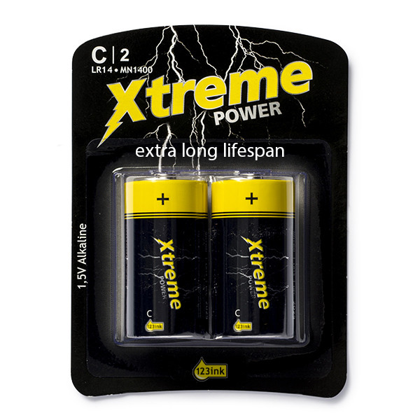 Μπαταρίες Xtreme Power LR14 C (123ink) 2-pack 110-802626C LR14P2B/10C MN1400C ADR00043 - 1