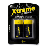 Μπαταρίες Xtreme Power LR14 C (123ink) 2-pack 110-802626C LR14P2B/10C MN1400C ADR00043