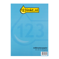 Μπλοκ Σημειώσεων 123ink Α4 25 Φύλλα Μιλιμετρέ 200067115C K-5594C 390623