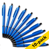 Στυλό 123ink 10 τεμάχια Blue 8362362C 400085