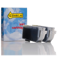 Συμβατό Μελάνι Canon BCI-3eBK 2-pack (123ink) 4479A287C 132078