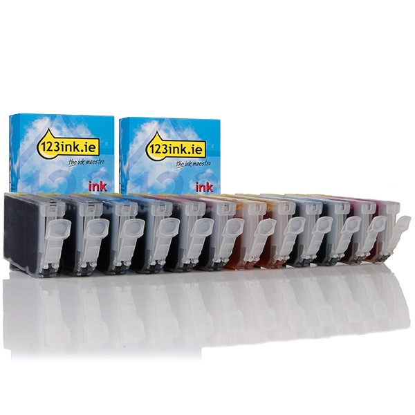 Συμβατό Μελάνι Canon BCI-6 series 12-pack (123ink)  120200 - 1