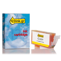 Συμβατό Μελάνι Canon CLI-521Y Yellow (123ink) 2936B001C 018458