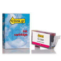 Συμβατό Μελάνι Canon CLI-526M Magenta (123ink) 4542B001C 018488