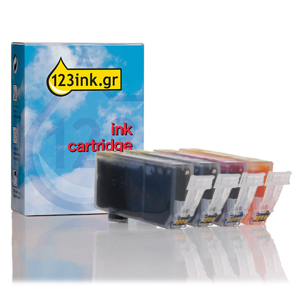 Συμβατό Μελάνι Canon CLI-526 4-pack (123ink) 4540B017C 132081 - 1