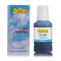 Συμβατό Μελάνι Canon GI-56C Cyan (123ink) 4430C001C 016049