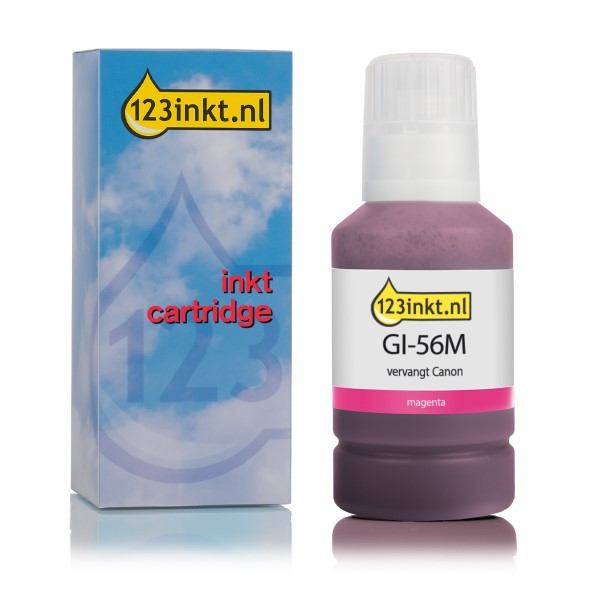 Συμβατό Μελάνι Canon GI-56M Magenta (123ink) 4431C001C 016051 - 1