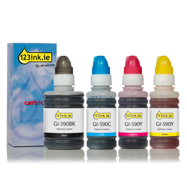 Συμβατό Μελάνι Canon GI-590 4-pack (123ink)  127161 - 1