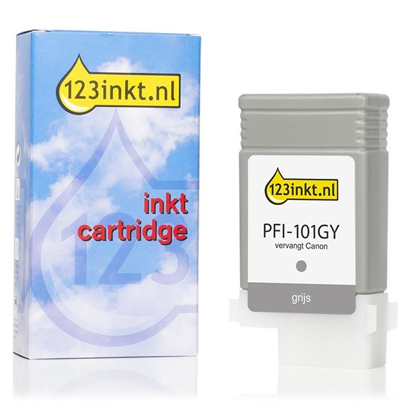 Συμβατό Μελάνι Canon PFI-101GY Grey (123ink) 0892B001C 018271 - 1