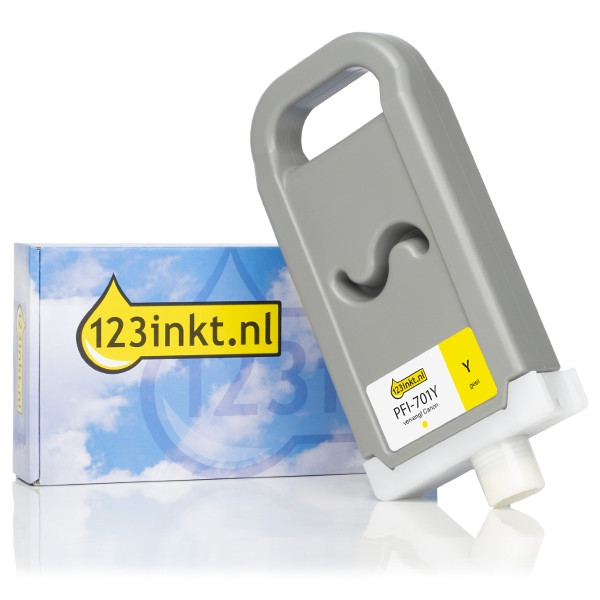 Συμβατό Μελάνι Canon PFI-701Y Yellow (123ink) 0903B005C 018313 - 1