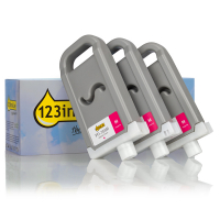 Συμβατό Μελάνι Canon PFI-703M High Capacity Magenta 3-pack (123ink) 2965B003C 132098