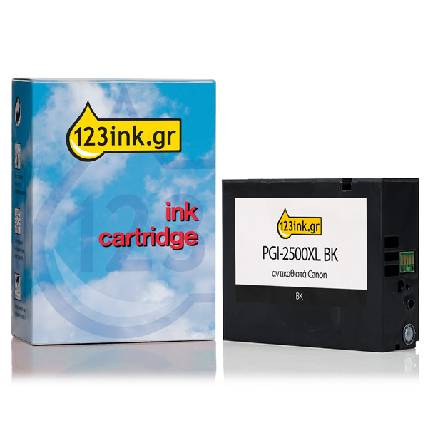 Συμβατό Μελάνι Canon PGI-2500XL BK High Capacity Black (123ink) 9254B001C 018531 - 1