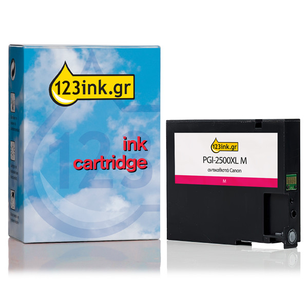 Συμβατό Μελάνι Canon PGI-2500XL M High Capacity Magenta (123ink) 9266B001C 018535 - 1