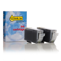 Συμβατό Μελάνι Canon PGI-5BK Black 2-pack (123ink) 0628B030C 132154