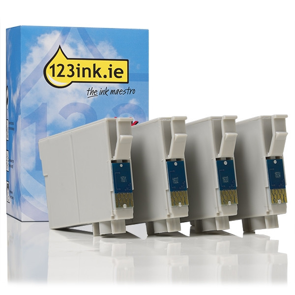 Συμβατό Μελάνι Epson 16 (T1626) BK/C/M/Y 4-pack (123ink) C13T16264010C C13T16264012C 026529 - 1