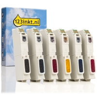 Συμβατό Μελάνι Epson 24XL (T2438) 6-pack (123ink) C13T24384010C C13T24384011C 026604