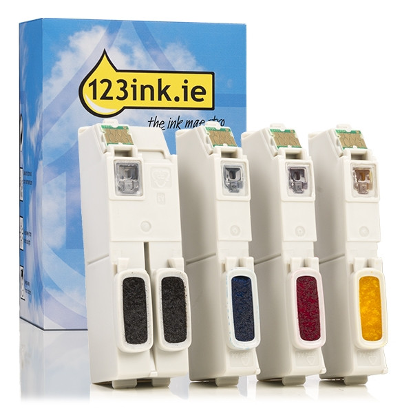 Συμβατό Μελάνι Epson 26 (T2616) BK/C/M/Y 4-pack (123ink) C13T26164010C 026507 - 1