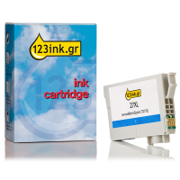 Συμβατό Μελάνι Epson 27XL (T2712) High Capacity Cyan (123ink) C13T27124010C C13T27124012C 026619