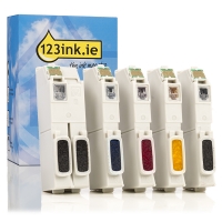 Συμβατό Μελάνι Epson 33 (T3337) BK/PBK/C/M/Y  5-pack (123ink)