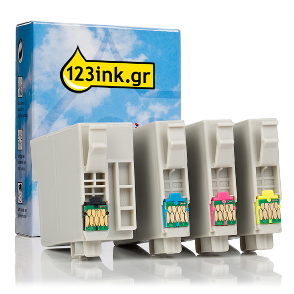 Συμβατό Μελάνι Epson 34XL (T3476) BK/C/M/Y 4-pack (123ink)  127034 - 1