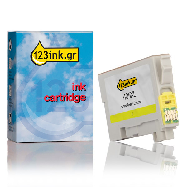 Συμβατό Μελάνι Epson 405XL High Capacity Yellow (123ink) C13T05H44010C C13T05H44020C 083553 - 1