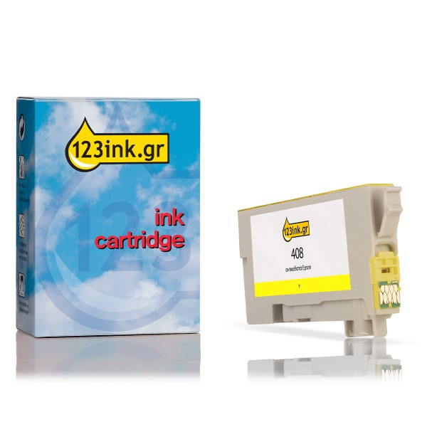 Συμβατό Μελάνι Epson 408 Yellow (123ink) C13T09J44010C 024123 - 1