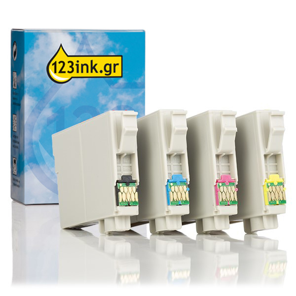 Συμβατό Μελάνι Epson 502XL BK/C/M/Y 4-pack (123ink) C13T02W64010C 127062 - 1