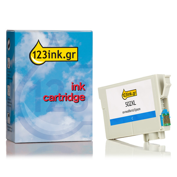 Συμβατό Μελάνι Epson 502XL High Capacity Cyan (123ink) C13T02W24010C C13T02W24020C 024111 - 1