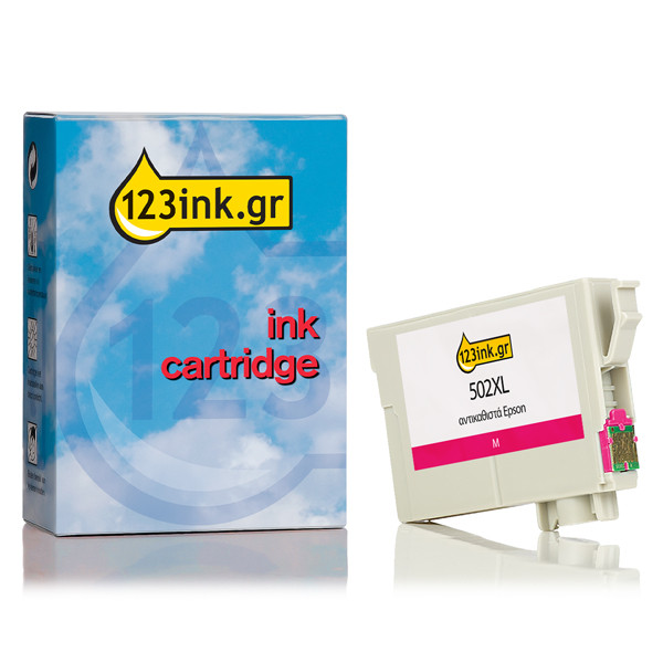 Συμβατό Μελάνι Epson 502XL High Capacity Magenta (123ink) C13T02W34010C C13T02W34020C 024113 - 1