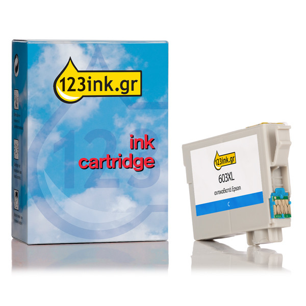 Συμβατό Μελάνι Epson 603XL High Capacity Cyan (123ink) C13T03A24010C C13T03A24020C 020679 - 1