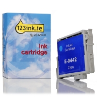 Συμβατό Μελάνι Epson T0442 High Capacity Cyan (123ink) C13T04424010C 022411