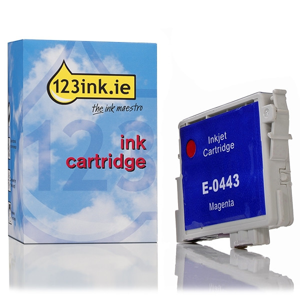 Συμβατό Μελάνι Epson T0443 High Capacity Magenta (123ink) C13T04434010C 022431 - 1