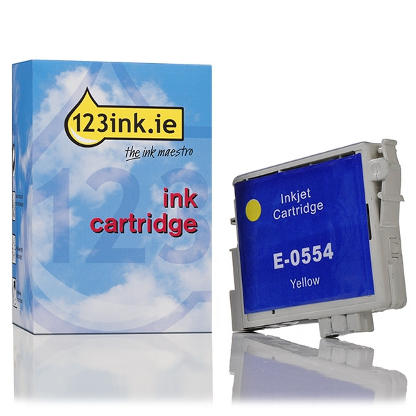 Συμβατό Μελάνι Epson T0554 Yellow (123ink) C13T05544010C 022891 - 1