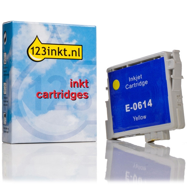 Συμβατό Μελάνι Epson T0614 Yellow (123ink) C13T06144010C 023017 - 1