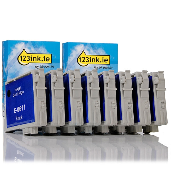 Συμβατό Μελάνι Epson T0615 8-pack (123ink)  110610 - 1