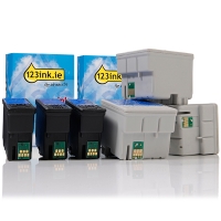 Συμβατό Μελάνι Epson T066 Black + T067 Colour 6-pack (123ink)  110620