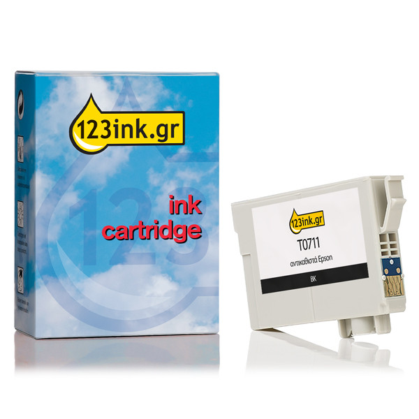 Συμβατό Μελάνι Epson T0711 Black (123ink) C13T07114011C C13T07114012C 023048 - 1