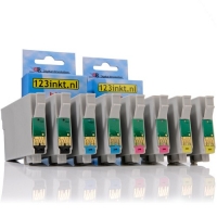 Συμβατό Μελάνι Epson T071 8-pack (123ink)  127000