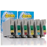 Συμβατό Μελάνι Epson T0791/2/3/4/5/6 6-pack (123ink)  110586