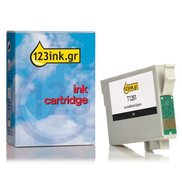 Συμβατό Μελάνι Epson T1281 Black (123ink) C13T12814011C C13T12814012C 026273 - 1