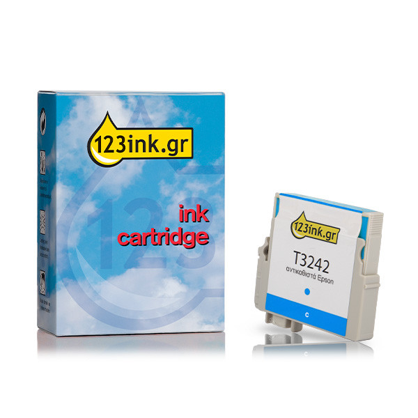 Συμβατό Μελάνι Epson T3242 Cyan (123ink) C13T32424010C 026937 - 1