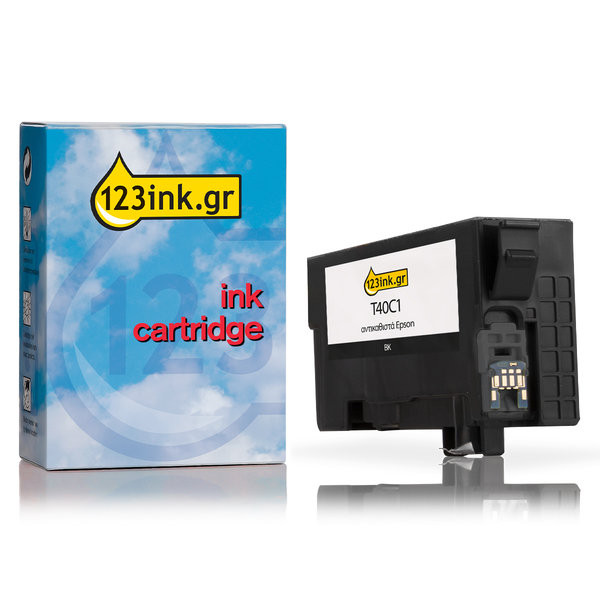 Συμβατό Μελάνι Epson T40C1 Black (123ink) C13T40C140C 083409 - 1