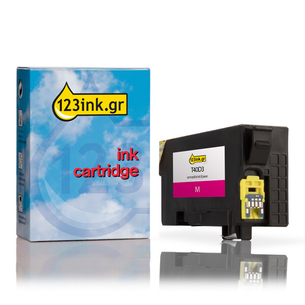 Συμβατό Μελάνι Epson T40D3 High Capacity Magenta (123ink) C13T40D340C 083421 - 1